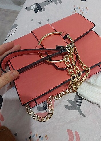 Accessorize Nar çiçeği rengi omuz çantası 