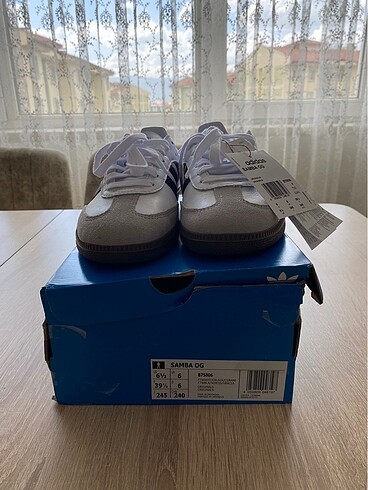 39 Beden beyaz Renk Adidas Samba