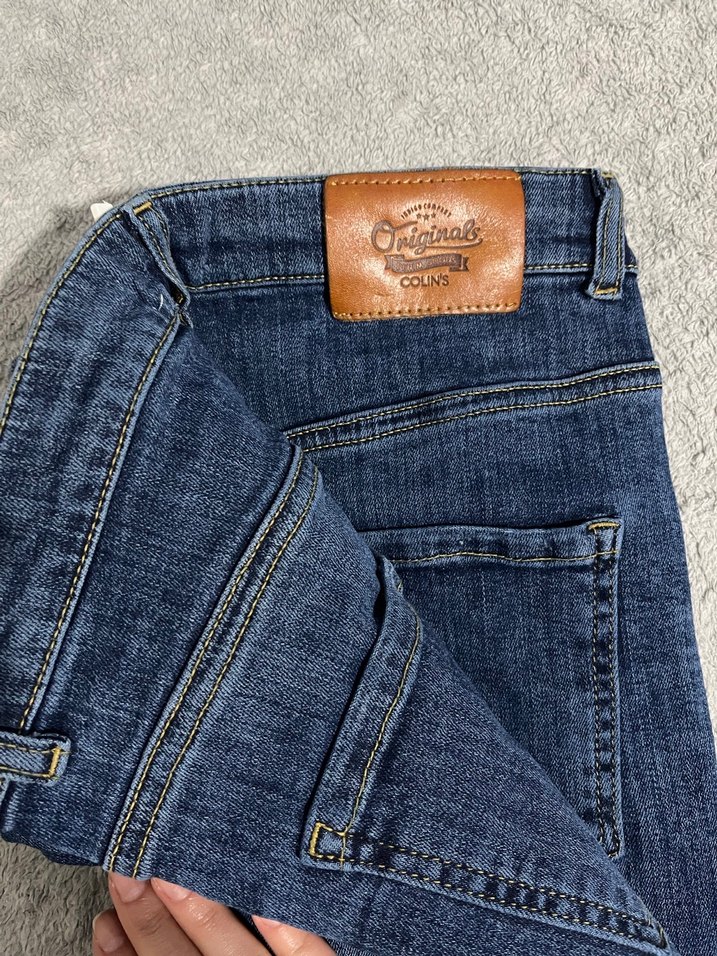 Kadın colins  Denim Regular Fit Pantolon - Görsel 3