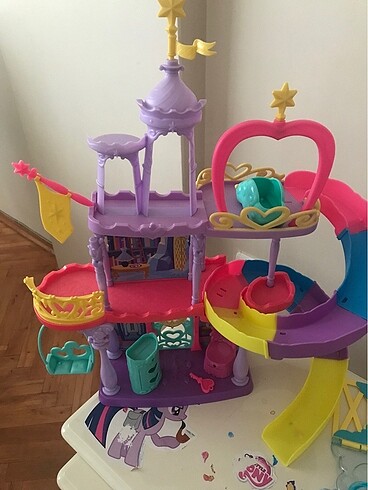 My little pony twilight sparkle gökkuşağı saray şato koleksiyonl