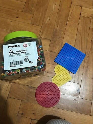 Hama beads boncuk şablon tahta