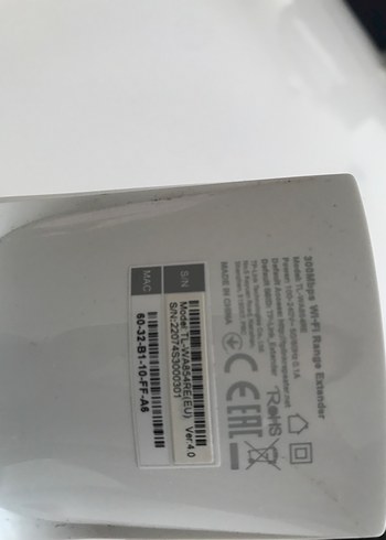 Beden Renk Beyaz TP-Link Wi-Fi sinyal güçlendirici