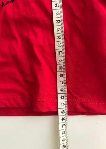 5 Yaş Beden kırmızı Renk Koton pullu Atatürk tshirt bayram