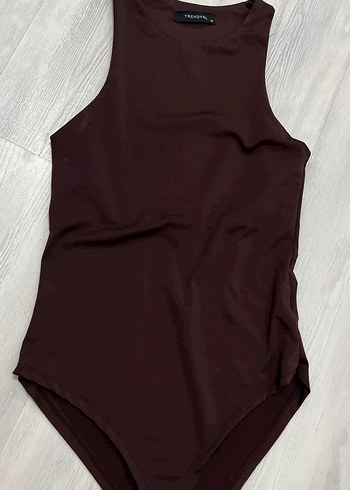 Acı kahve bodysuit