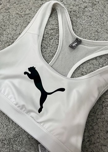 Beyaz Puma Spor Sütyeni Puma crop