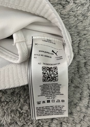 xs Beden Beyaz Puma Spor Sütyeni Puma crop