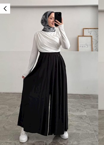 Siyah Salaş Uzun Etek