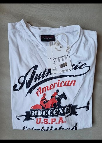 Us.polo assn Polo swet Tişört L beden beyaz renk