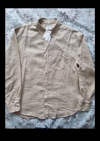 l Beden H&M KETEN GÖMLEK L beden Gömlek