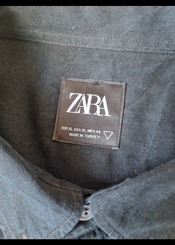 xl Beden Zara gomlek özel dökümlü kumaş xl