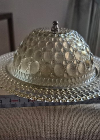 Vintage Desenli kapaklı Cam aksesuar - Görsel 2