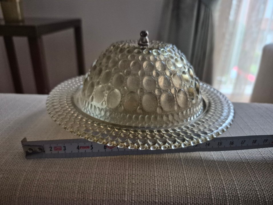 Vintage Desenli kapaklı Cam aksesuar - Görsel 2