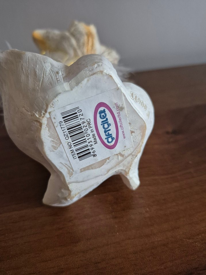 Beyaz Melek Figürin dekorasyon - Görsel 2