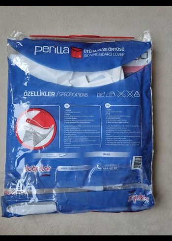 Perilla Baskılı Ütü Masası Örtüsü 46x130 cm - Görsel 2