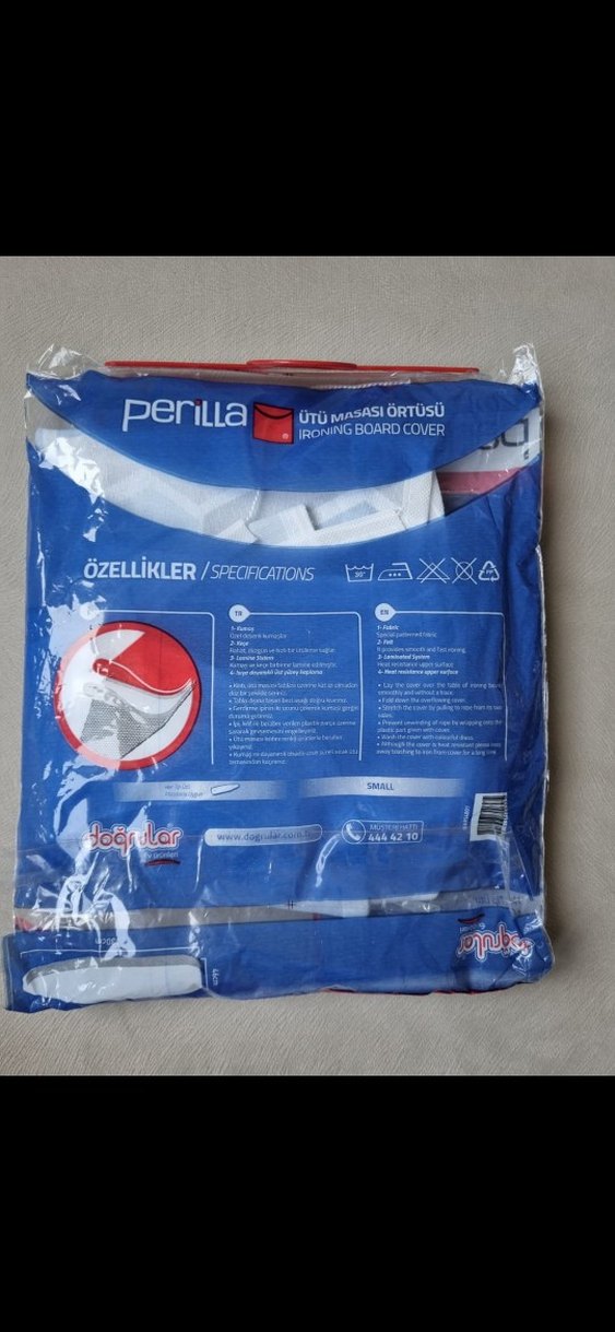 Perilla Baskılı Ütü Masası Örtüsü 46x130 cm - Görsel 2