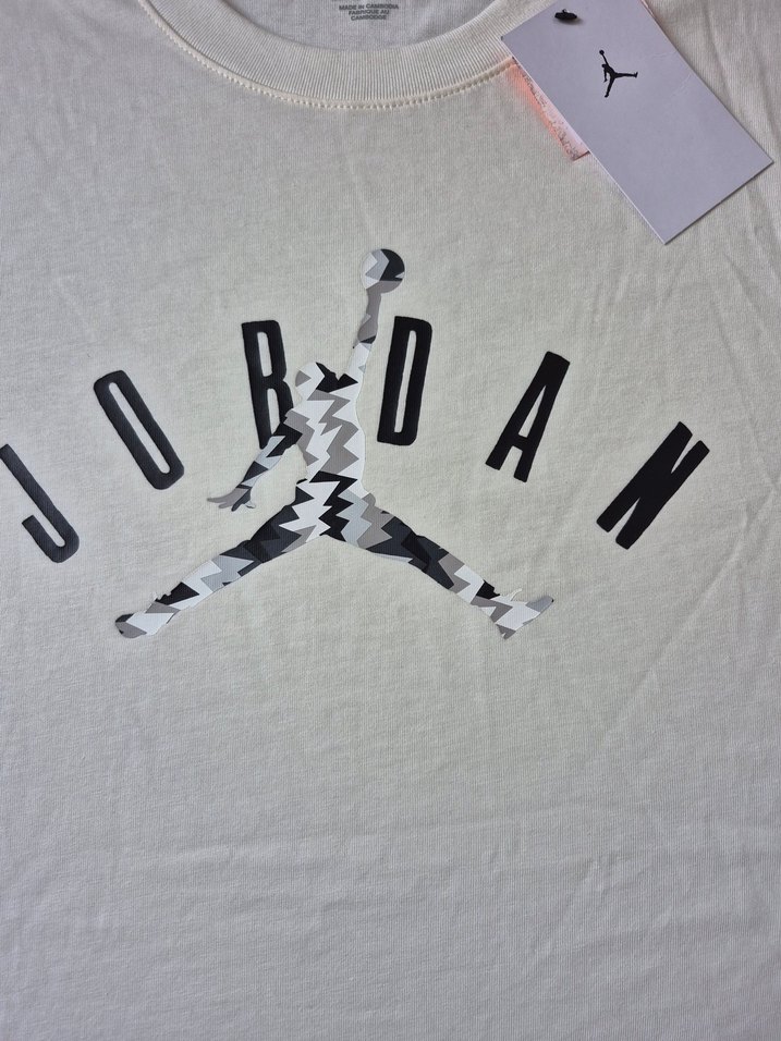 Nike jordan saf pamuk super kalite L beden tişört - Görsel 2