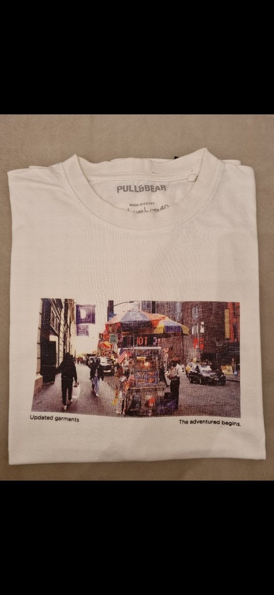 Pull&Bear Pamuklu Tişört Tertemiz Sıfırdan farksız - Görsel 3