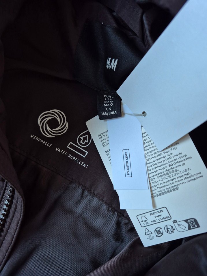 Hm outdoor ürün Kapüşonlu /windproof / water pepellend kaban - Görsel 4