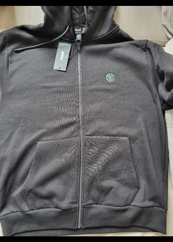 Mavi jeans Fermuarlı Kapüşonlu Sweat ceket - Görsel 3