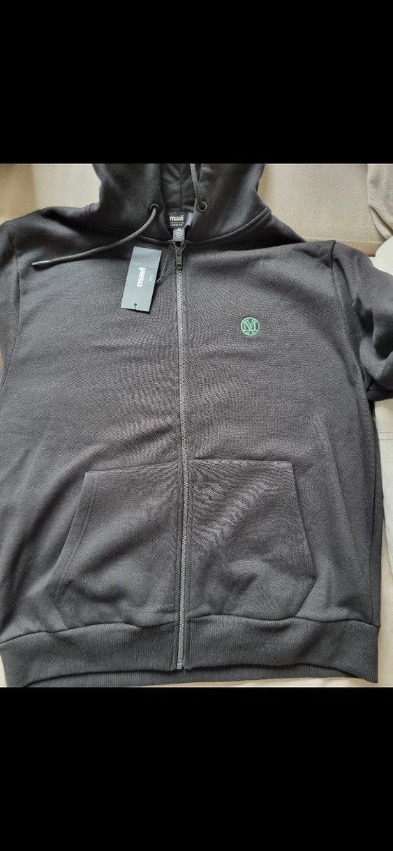 Mavi jeans Fermuarlı Kapüşonlu Sweat ceket - Görsel 3