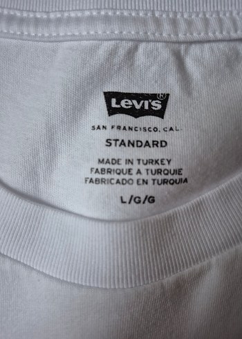 Levi's saf pamuk L beden sıfır ürün - Görsel 3