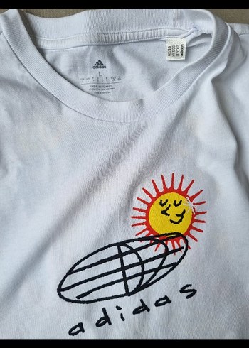 Adidas tişört L beden Sıfırdan farksız Tertemiz - Görsel 2