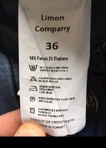 limon company Pantolon 36 beden tertemiz durumda - Görsel 6