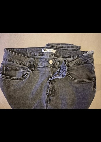 Zara pantolon 34 siyah antrasit renk tertemiz durumda - Görsel 3