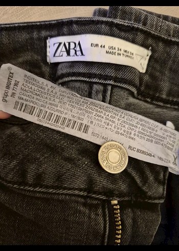 Zara pantolon 34 siyah antrasit renk tertemiz durumda - Görsel 4
