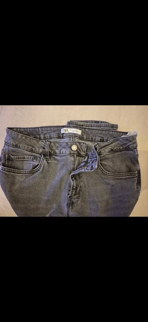 Zara pantolon 34 siyah antrasit renk tertemiz durumda - Görsel 3