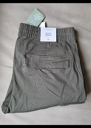 H&M Rahat Kesim Pantolon slim fit taperet xl - Görsel 4