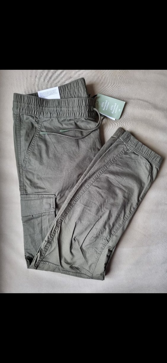 H&M Rahat Kesim Pantolon slim fit taperet xl - Görsel 2