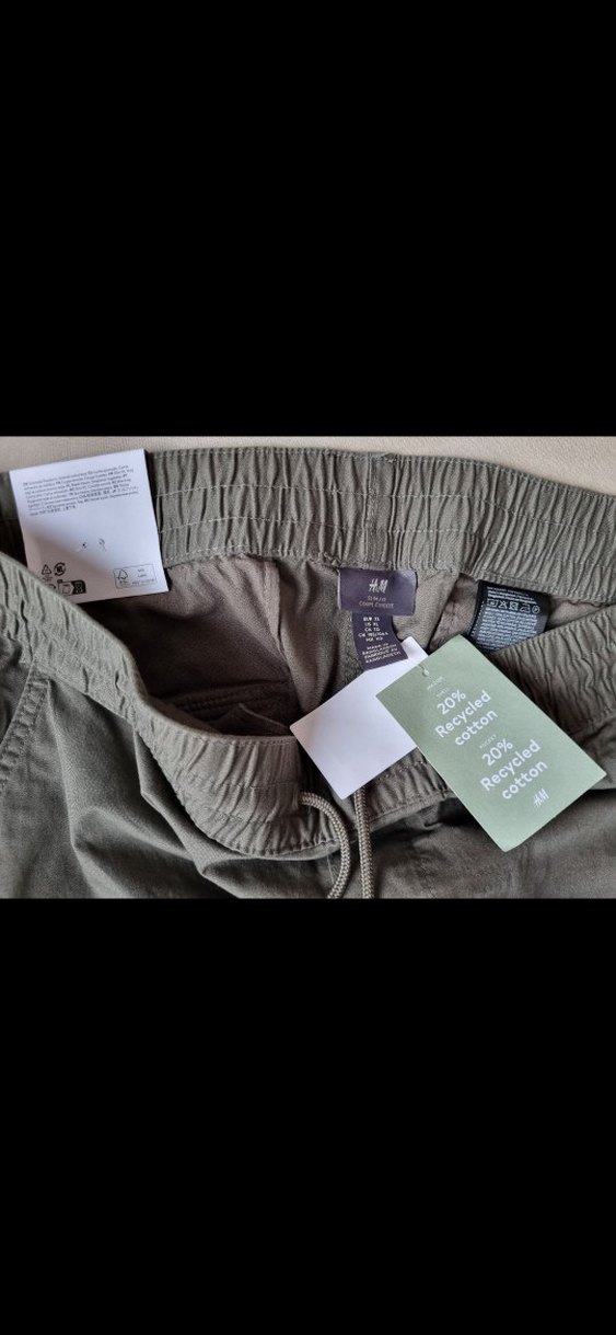 H&M Rahat Kesim Pantolon slim fit taperet xl - Görsel 3