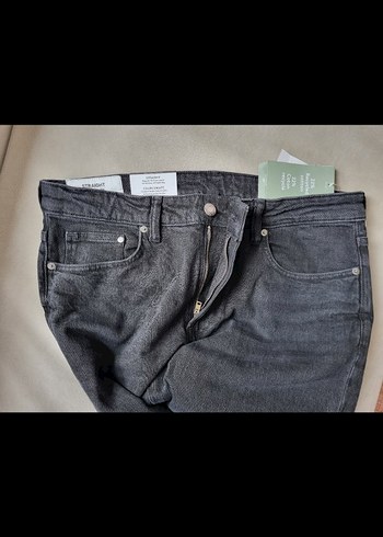 34 Beden HM KOT PANTOLON ANTRASİT 34X32