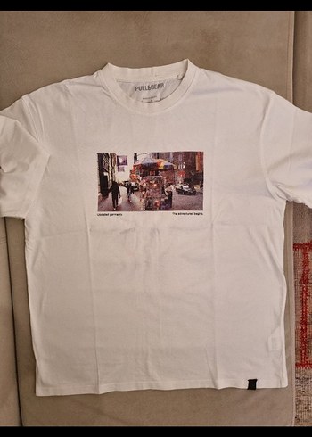 PULL&BEAR Beyaz tişört Sıfırdan farksız Tertemiz