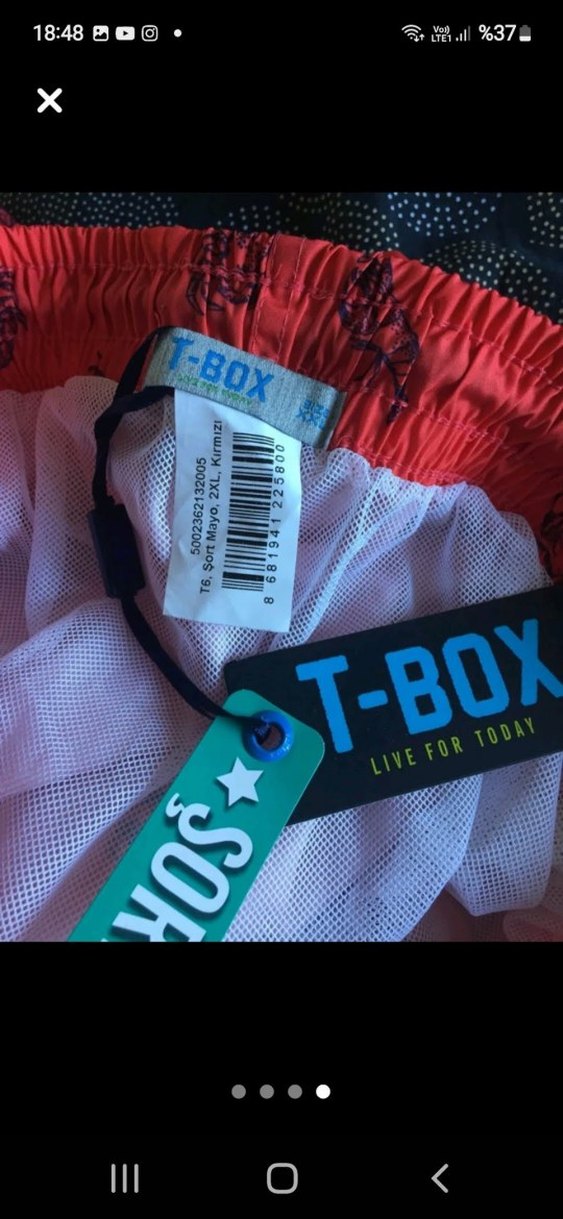 T-box bermuda şort xL beden - Görsel 4