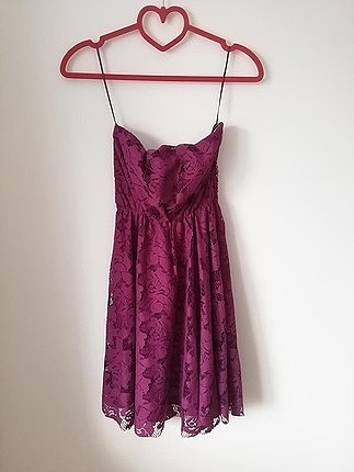 Zara straplez elbise