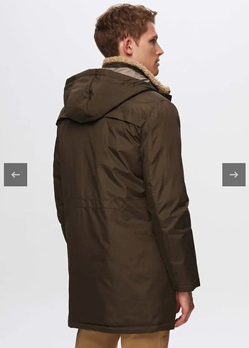 DS CASUAL KÜRK YAKA KABAN - Görsel 3