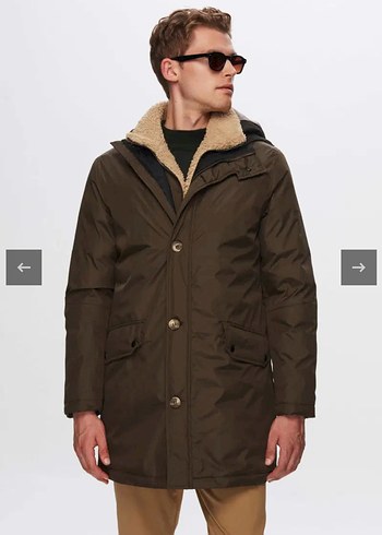 DS CASUAL KÜRK YAKA KABAN - Görsel 2