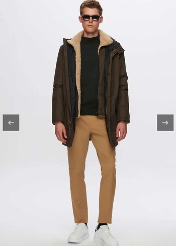 DS CASUAL KÜRK YAKA KABAN - Görsel 5