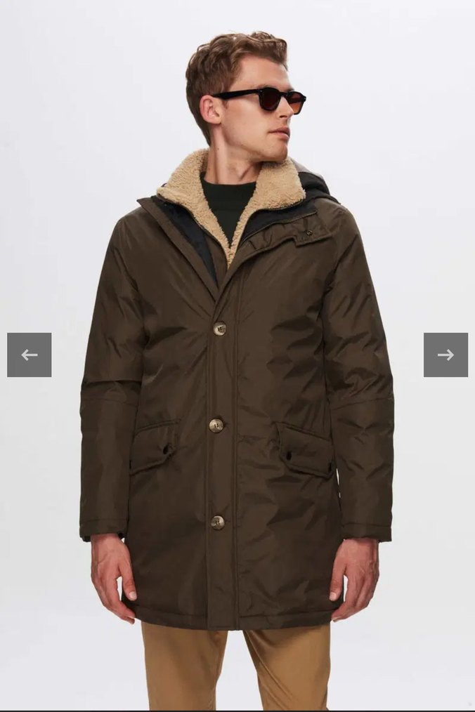 DS CASUAL KÜRK YAKA KABAN - Görsel 2