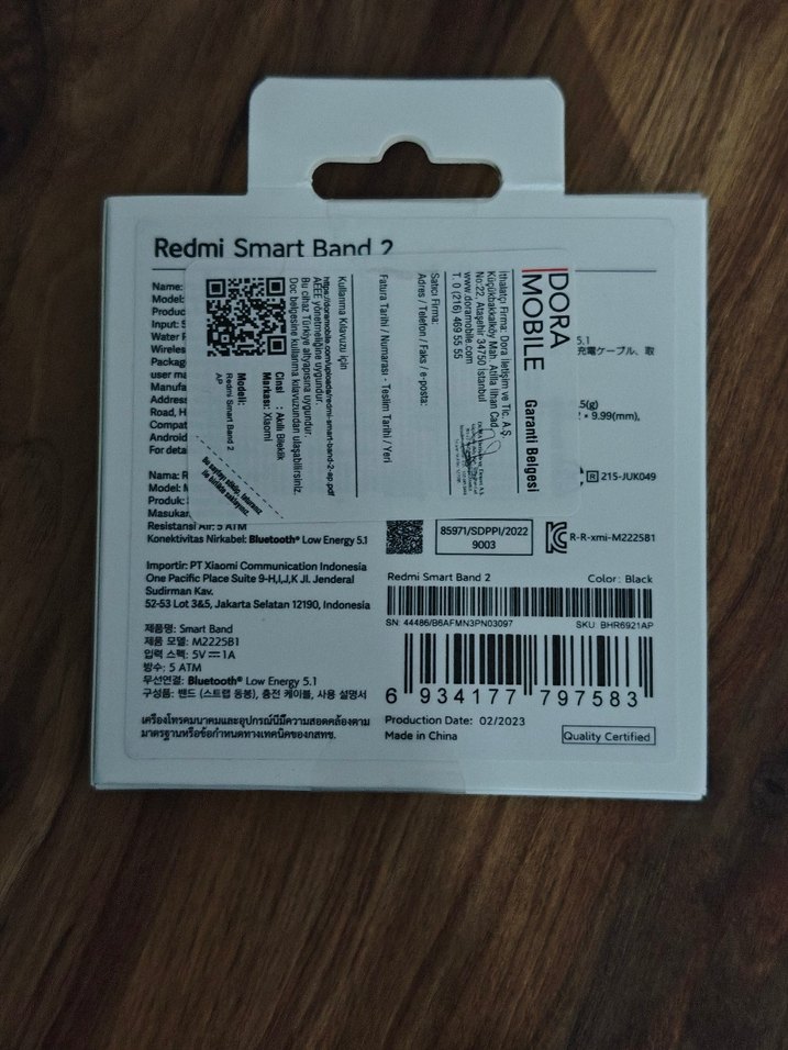 Xiaomi Redmi Smart Band 2 Siyah Akıllı Bileklik - Görsel 2