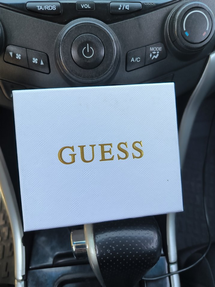 Siyah Guess Erkek Deri Kartlık - Görsel 3