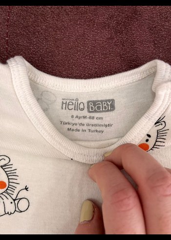 Uzun Kollu Erkek Bebek Body - Görsel 5