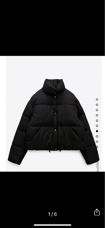 Zara şişme mont