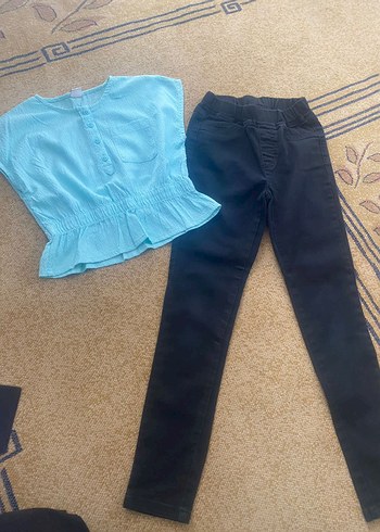 Kız çocuk pantolon gömlek - Görsel 2