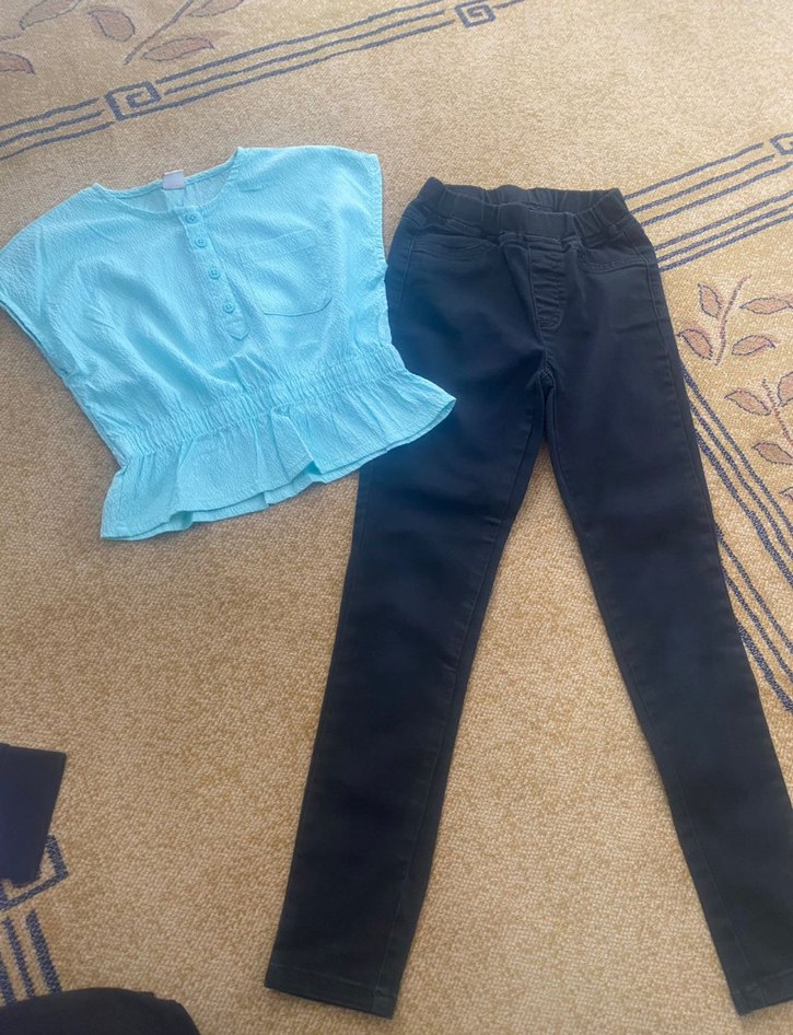 Kız çocuk pantolon gömlek - Görsel 2