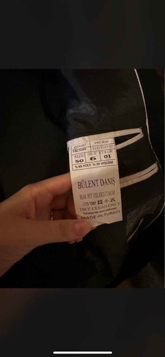 Siyah Erkek Takım Elbise - Görsel 3