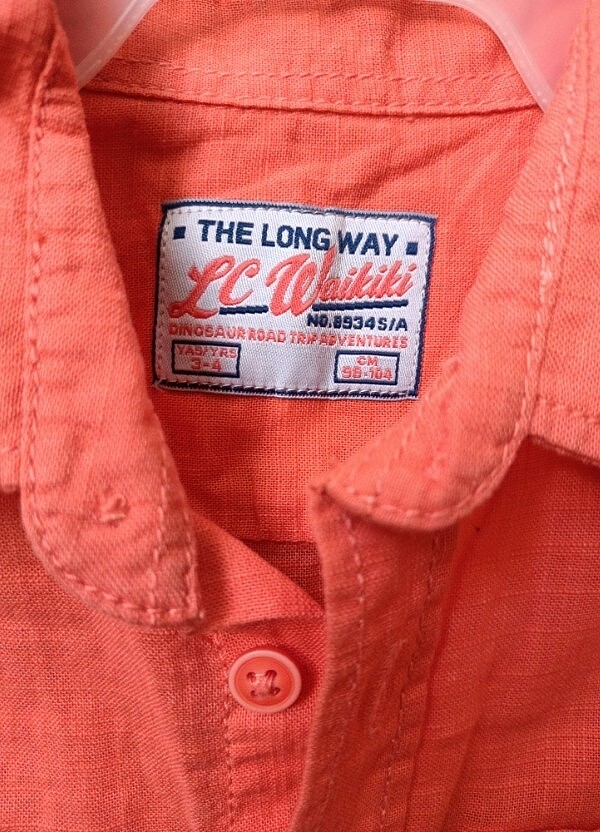 LC Waikiki marka çocuk gömlek narçiçeği rengi - Görsel 3