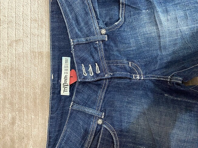 40 Beden lacivert Renk Vintage jean